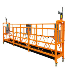 Construction gondola for window cleaning machine suspended platform